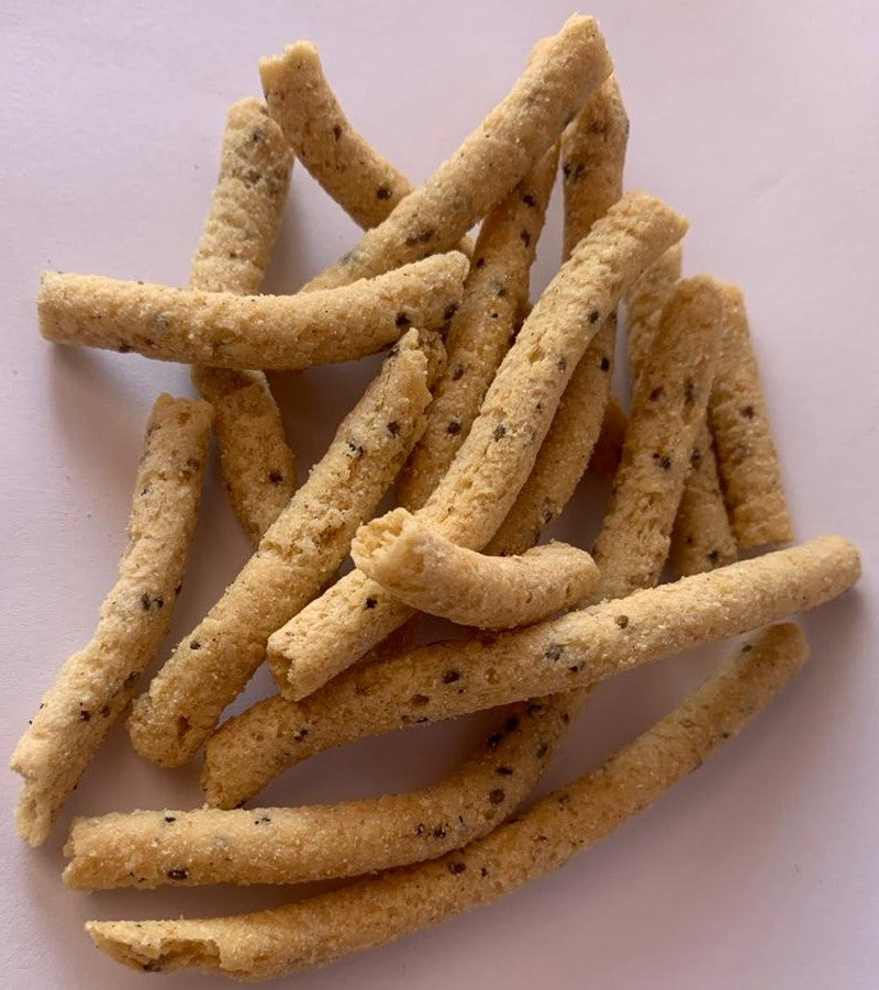 Churros de amaranto (Chipotle, limón y sal, chía)