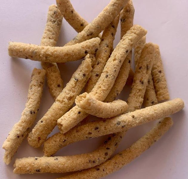 Churros de amaranto (Chipotle, limón y sal, chía)